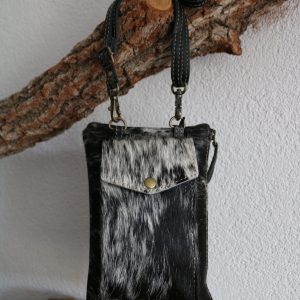 schouder-/crossbody tas (leer)