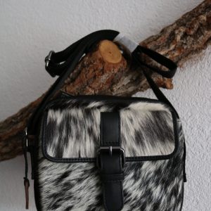 schouder-/crossbody tas (leer)